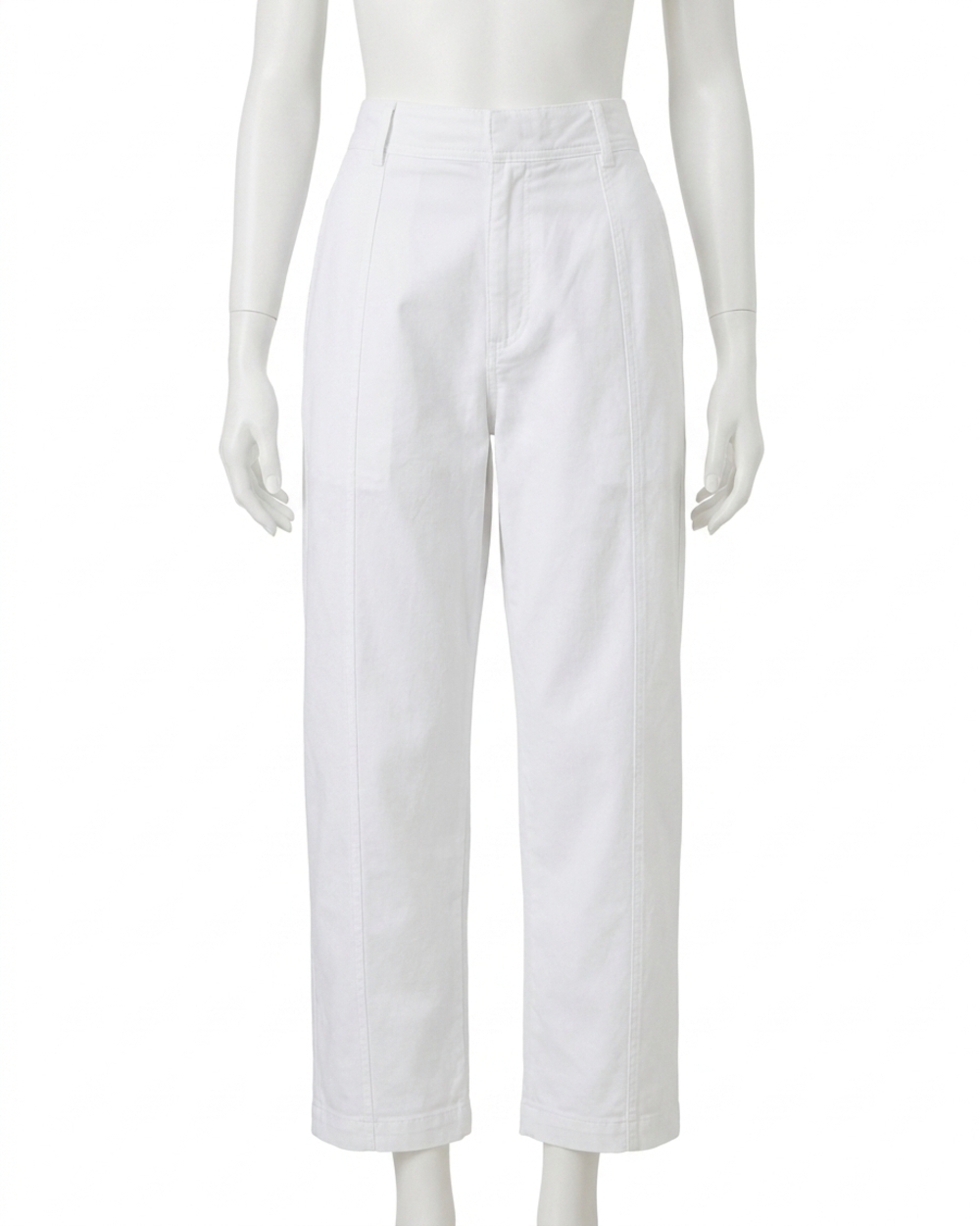 NEW BELLA DAHL seamed soft barrel pant in white